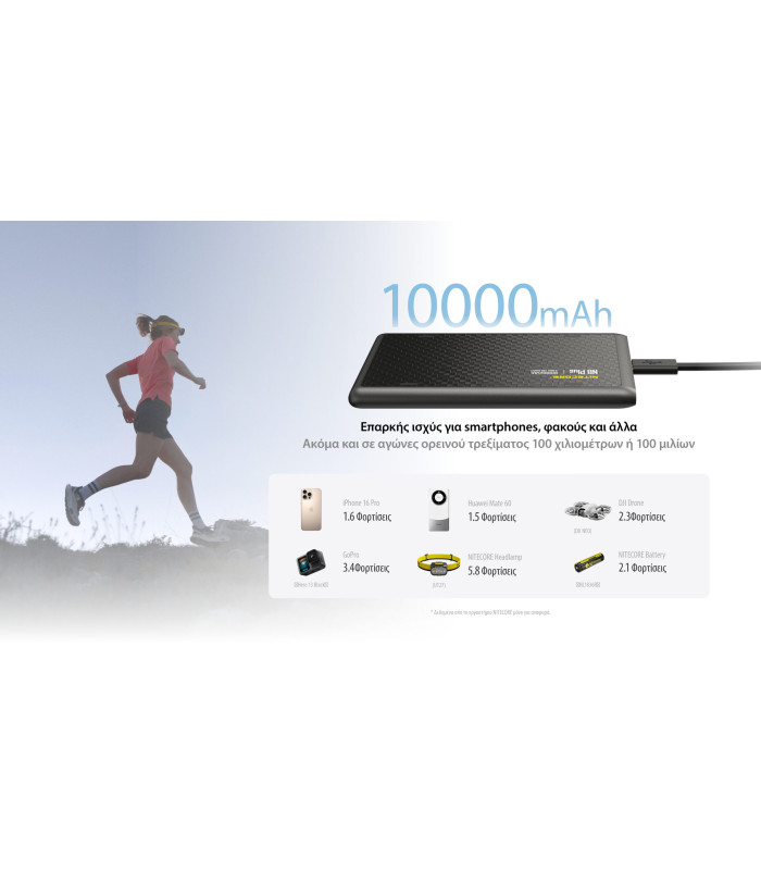 POWER BANK NITECORE NBplus 10000ma