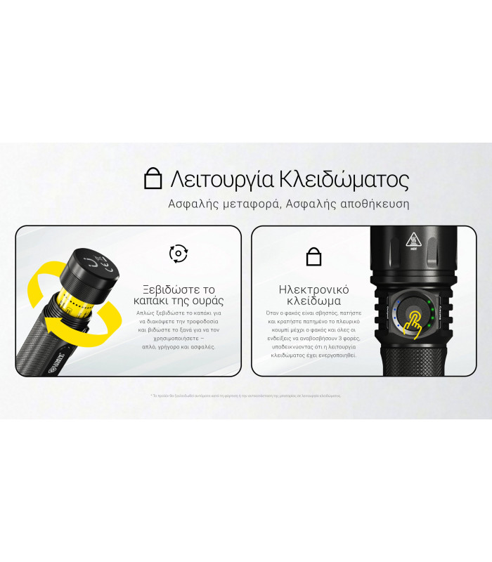 ΦΑΚΟΣ LED NITECORE EX7, 6000Lumens, 3xBeam Patterns