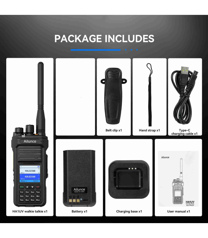 ΠΟΜΠΟΔΕΚΤΗΣ RETEVIS HA1UV,5W IP67, Dual Band (EU Ver.)