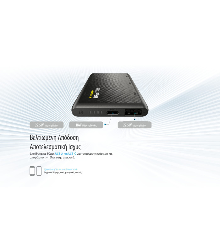 POWER BANK NITECORE NBplus 10000ma