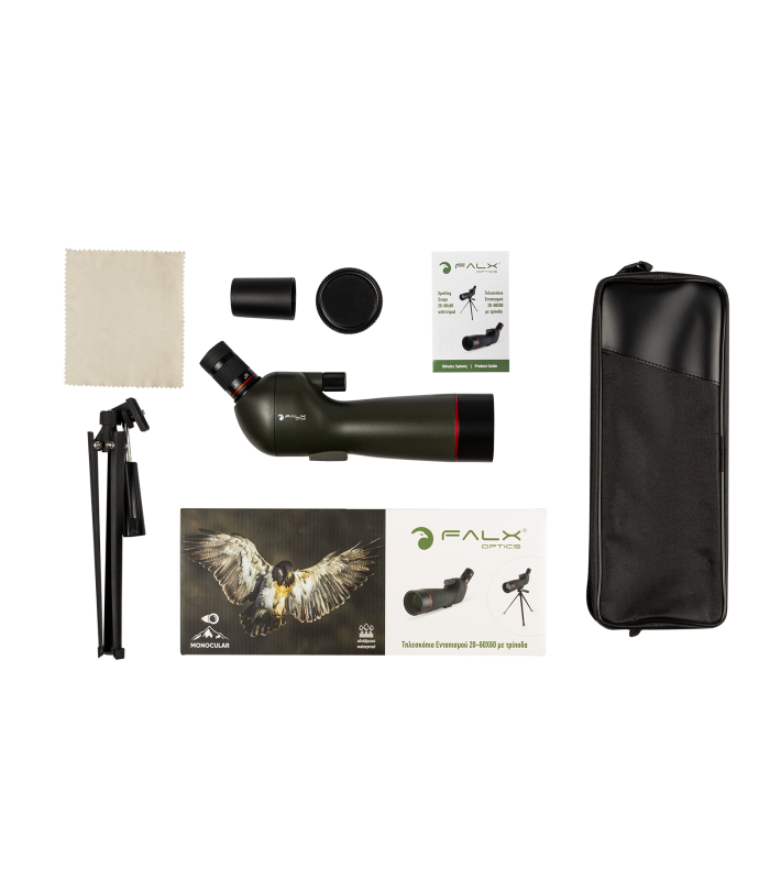 ΤΗΛΕΣΚΟΠΙΟ FALX Optics Spotting Scope 20-60x60, Green
