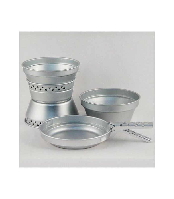 Σετ Μαγειρέματος Miltec Aluminium Cook Set με Κατσαρόλες και Καμινέτο | Sabotage Oddal