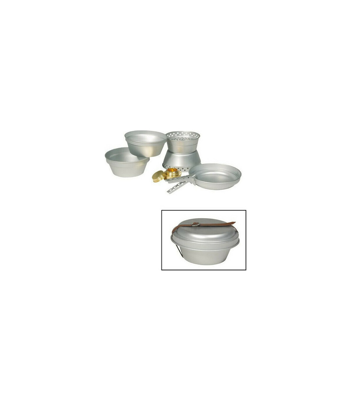 Σετ Μαγειρέματος Miltec Aluminium Cook Set με Κατσαρόλες και Καμινέτο | Sabotage Oddal