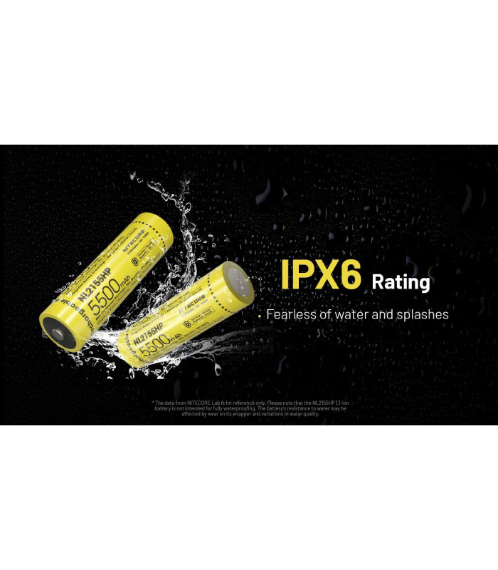 ΜΠΑΤΑΡΙΑ NITECORE 21700 / 5500mAh (τιμή τεμαχίου), NL2155HP