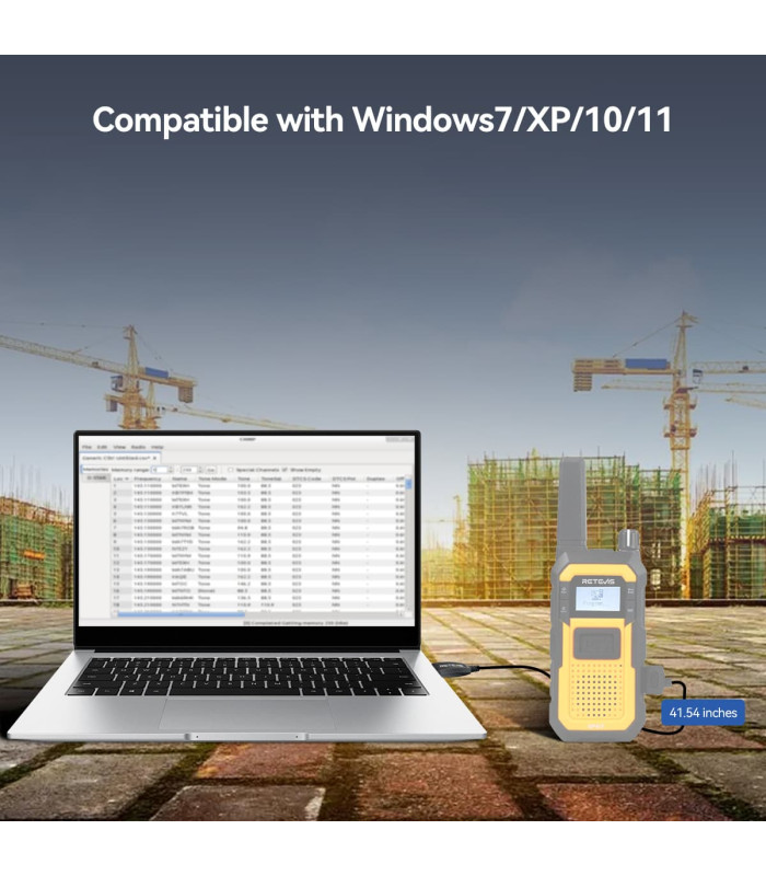 Καλώδιο RETEVIS USB, PC48 για προγραμματισμό πομποδεκτών RB648P