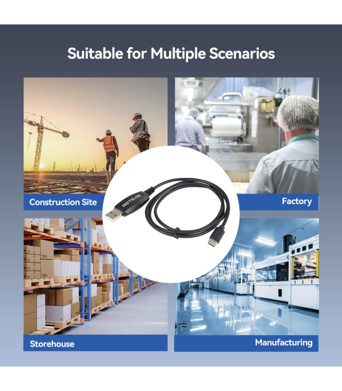 Καλώδιο RETEVIS USB, PC48 για προγραμματισμό πομποδεκτών RB648P