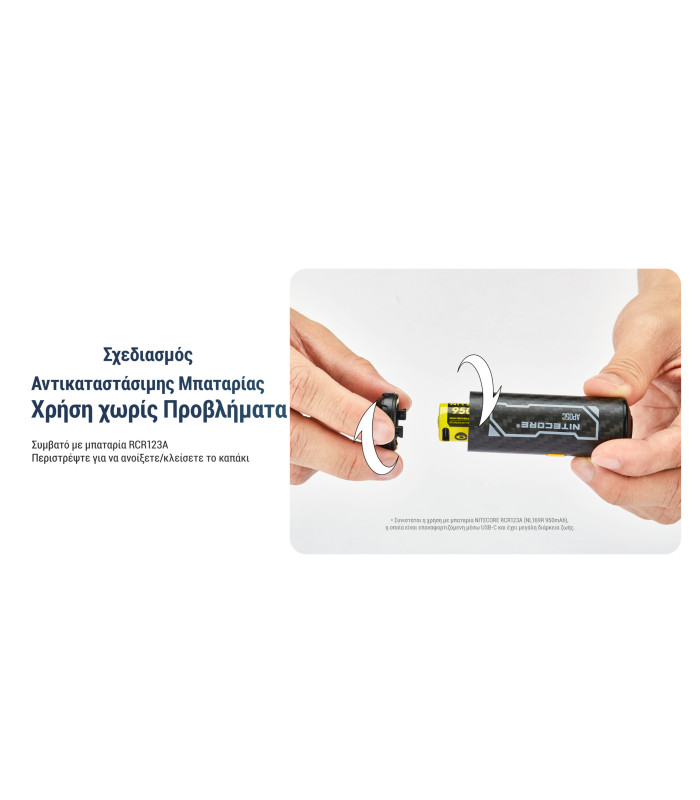 Ηλεκτρική Επαναφορτιζόμενη τρόμπα NITECORE AP05C