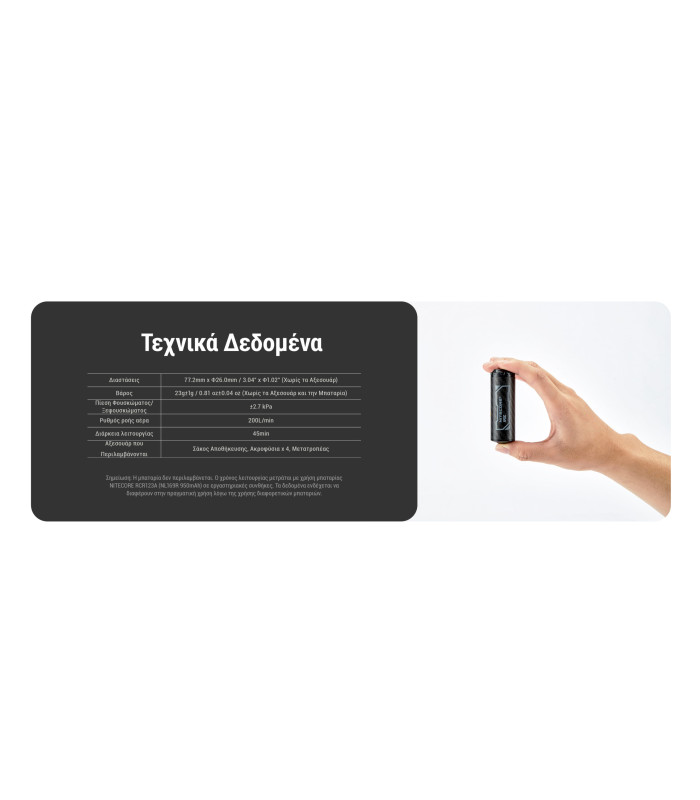 Ηλεκτρική Επαναφορτιζόμενη τρόμπα NITECORE AP05C