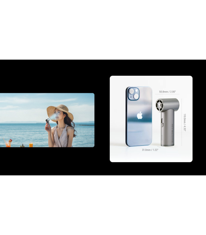 ΑΝΕΜΙΣΤΗΡΑΣ ΑΤΟΜΙΚΟΣ NITECORE NEF01 Grey