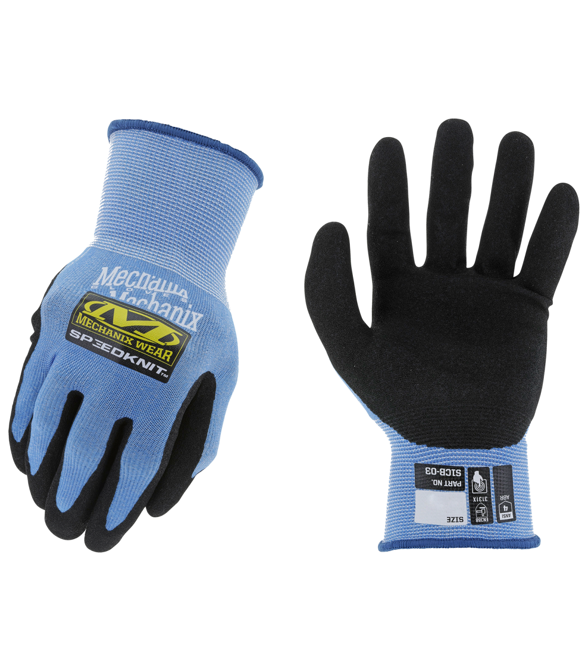 ΓΑΝΤΙΑ MECHANIX, SpeedKnit Coolmax Blue 9/L