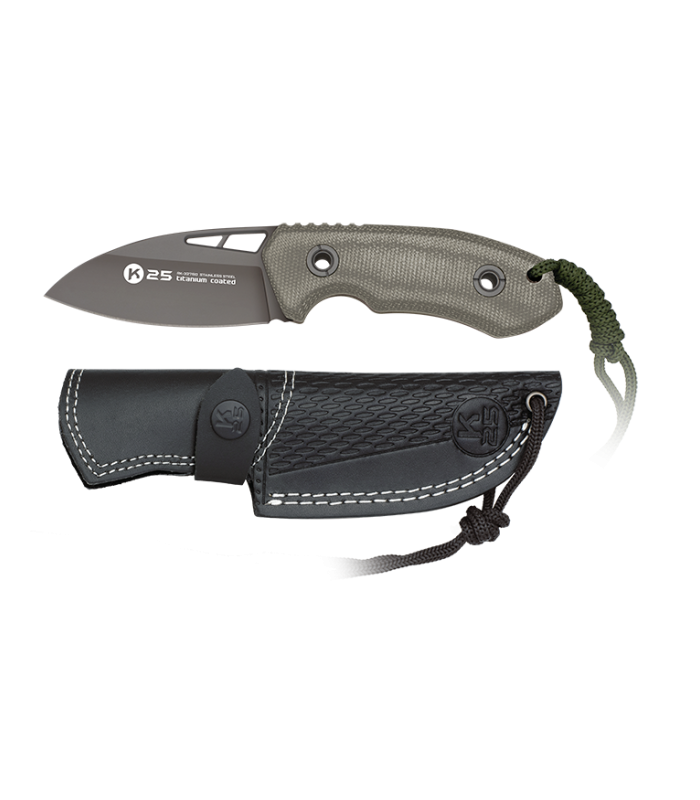 ΜΑΧΑΙΡΙ K25, mikarta knife. Blade 8 cm, 32760