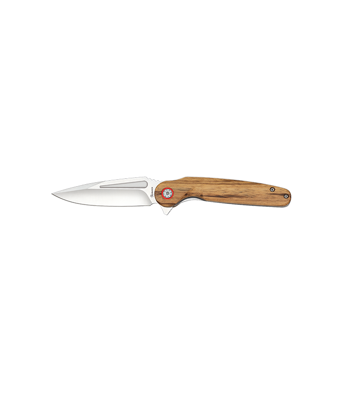 ΣΟΥΓΙΑΣ ALBAINOX, zebra wood pocket knife. B. 8.8cm, 25045