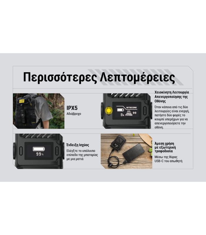 ΑΠΩΘΗΤΗΣ ΕΝΤΟΜΩΝ NITECORE EMR25