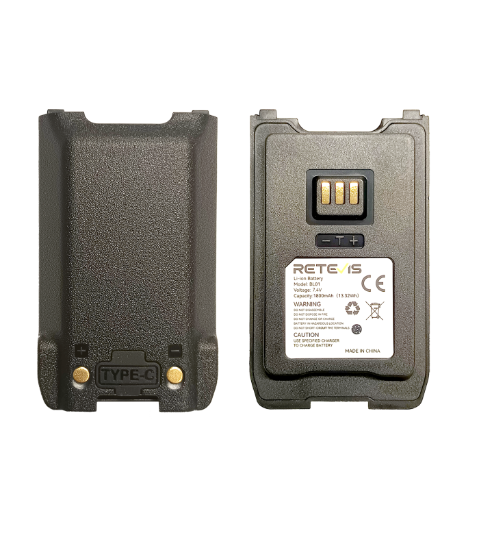 ΜΠΑΤΑΡΙΑ RETEVIS για C1, 1800ma, 7.4v, Original Rechargeable Li-ion Battery