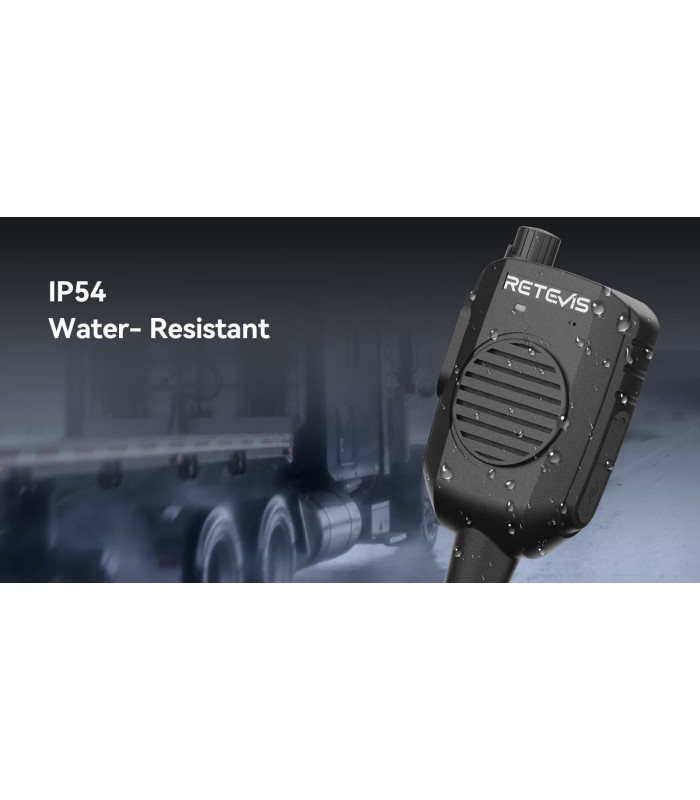 ΜΙΚΡΟΦΩΝΟ ΑΚΟΥΣΤΙΚΟ, RETEVIS, HM005 AI Noise Canceling Speaker Mic Microphone GP328Plus Radios