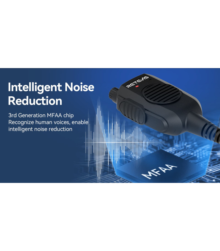ΜΙΚΡΟΦΩΝΟ ΑΚΟΥΣΤΙΚΟ, RETEVIS, Retevis Walkie Talkie Speaker Mic 1 Pin 2.5mm Shoulder Speaker Mic for RB648P