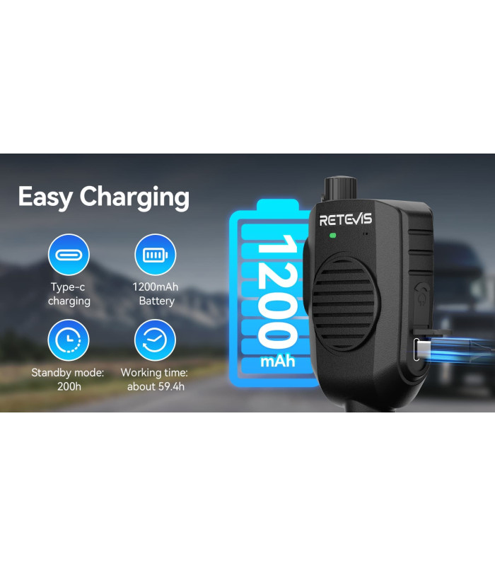 ΜΙΚΡΟΦΩΝΟ ΑΚΟΥΣΤΙΚΟ, RETEVIS, Retevis Walkie Talkie Speaker Mic 1 Pin 2.5mm Shoulder Speaker Mic for RB648P