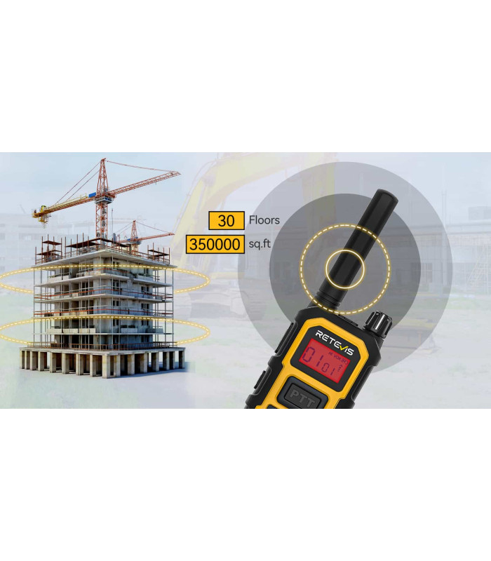 ΠΟΜΠΟΔΕΚΤΗΣ RETEVIS RB648P, Long Range Advanced Triple Proof Heavy Duty Two Way Radio