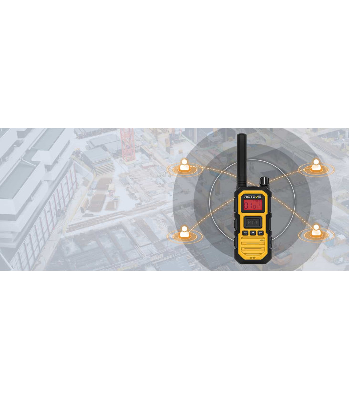 ΠΟΜΠΟΔΕΚΤΗΣ RETEVIS RB648P, Long Range Advanced Triple Proof Heavy Duty Two Way Radio