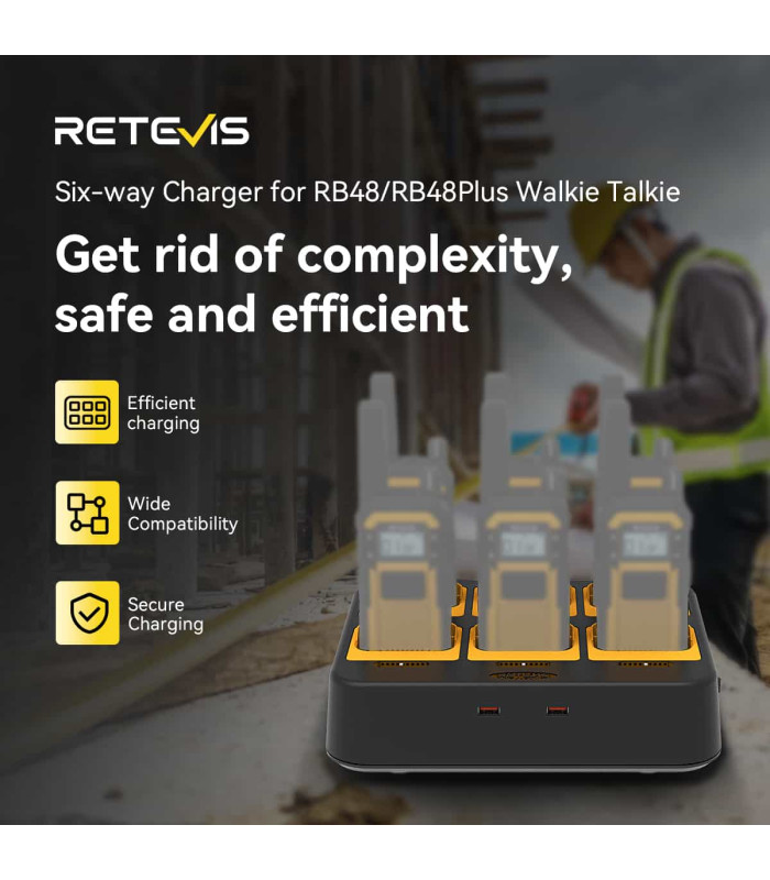 ΒΑΣΗ ΦΟΡΤΙΣΗΣ RETEVIS 6x RB648P
