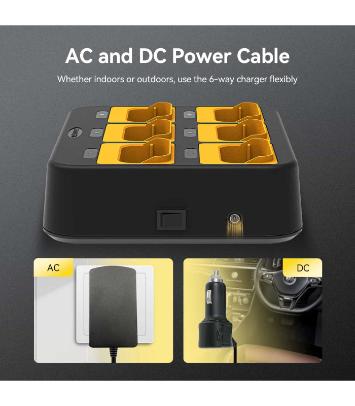 ΒΑΣΗ ΦΟΡΤΙΣΗΣ RETEVIS 6x RB648P