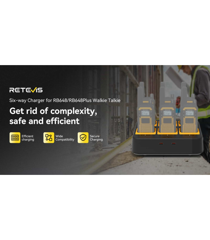 ΒΑΣΗ ΦΟΡΤΙΣΗΣ RETEVIS 6x RB648P