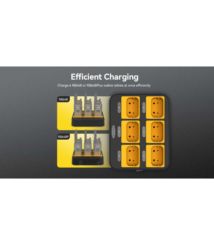 ΒΑΣΗ ΦΟΡΤΙΣΗΣ RETEVIS 6x RB648P