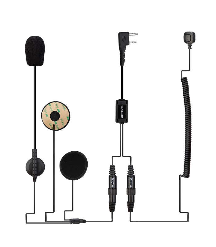 ΜΙΚΡΟΦΩΝΟ ΑΚΟΥΣΤΙΚΟ, RETEVIS, για κράνος μηχανής EHK008