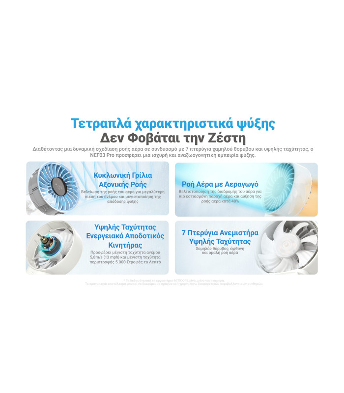 ΑΝΕΜΙΣΤΗΡΑΣ ΑΤΟΜΙΚΟΣ NITECORE NEF03 PRO