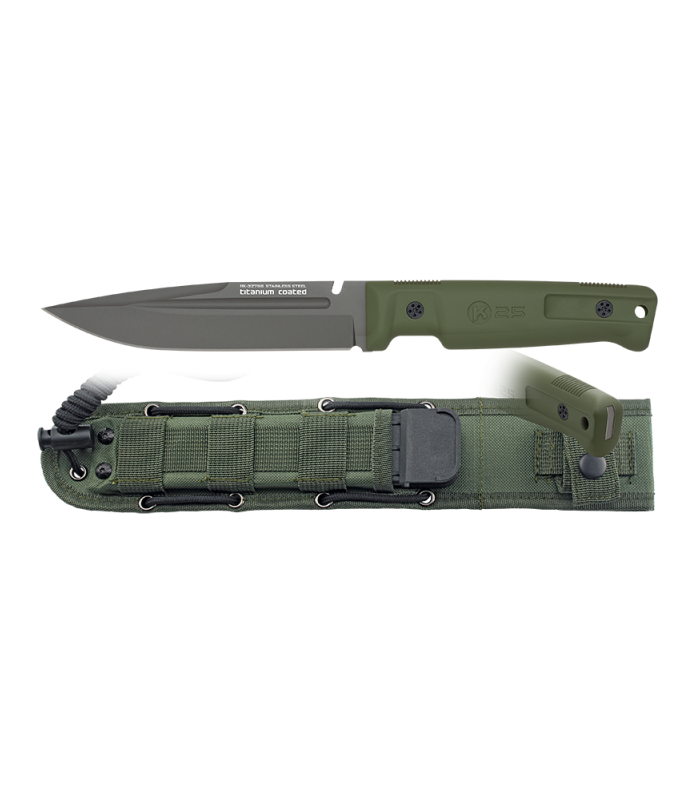 ΜΑΧΑΙΡΙ K25 Tactical Knife, Green Rubber, 32756