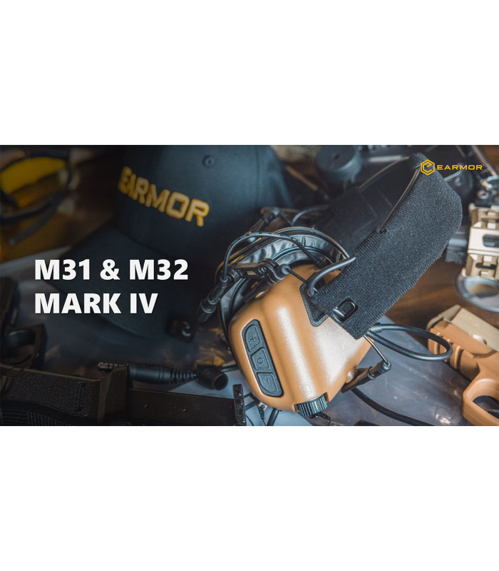 Ωτοασπίδες - Ακουστικά Επικοινωνίας EARMOR M32_MARK-4, Black