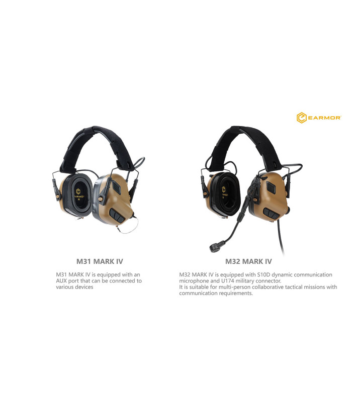 Ωτοασπίδες - Ακουστικά Επικοινωνίας EARMOR M32_MARK-4, Black