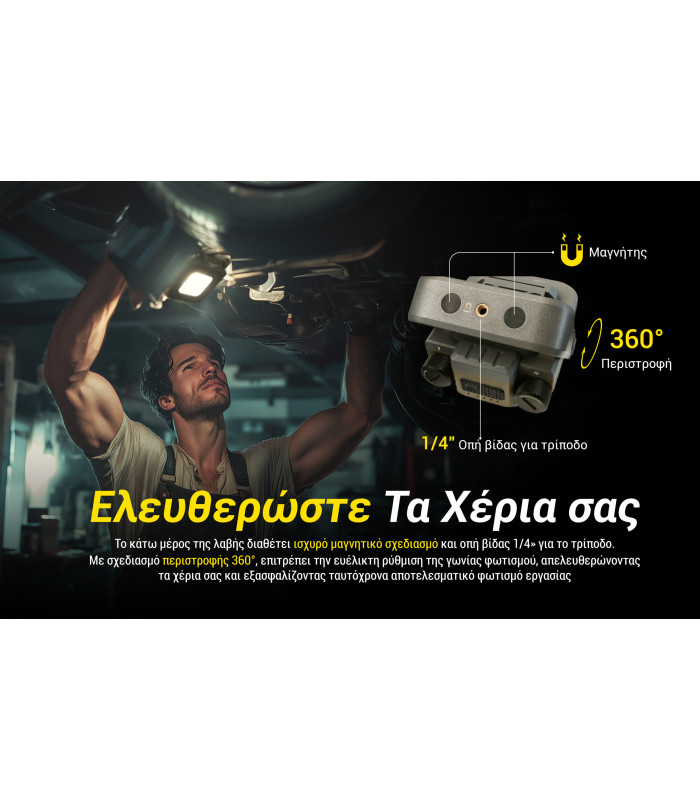 ΦΑΚΟΣ LED NITECORE Multifunctional 3-in-1 outdoor work light, NWL30