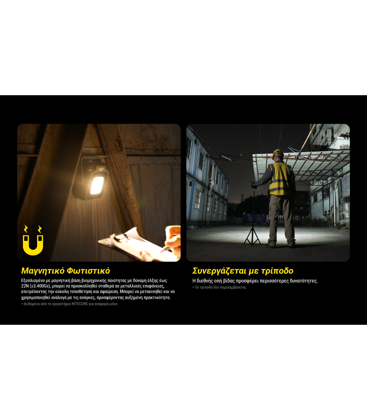 ΦΑΚΟΣ LED NITECORE Multifunctional 3-in-1 outdoor work light, NWL30