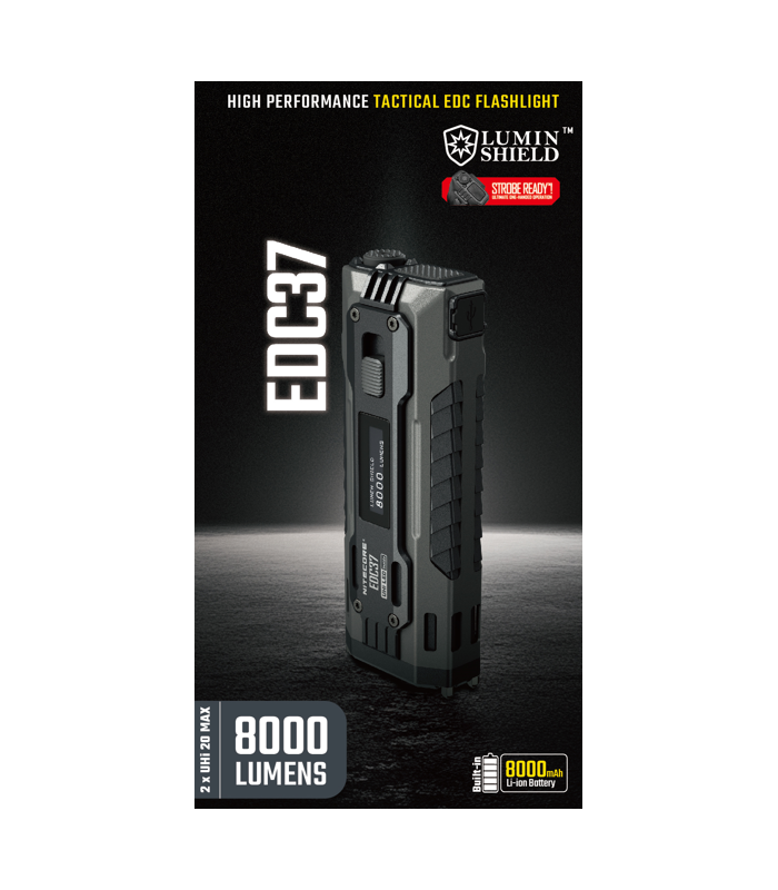ΦΑΚΟΣ LED NITECORE EDC37, 8000Lumens, UHi LED