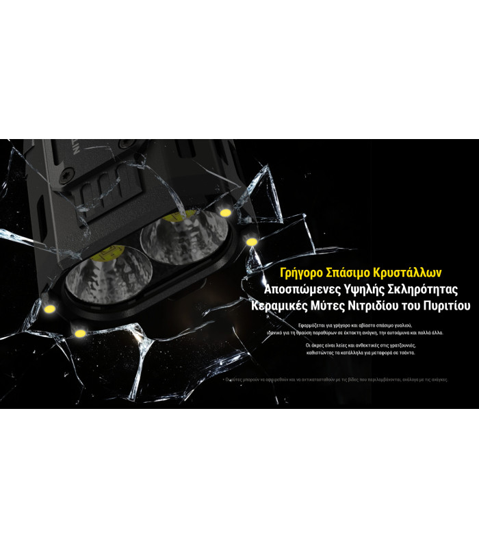 ΦΑΚΟΣ LED NITECORE EDC37, 8000Lumens, UHi LED