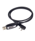 Καλώδιο RETEVIS USB σε 2 pin C9018A για προγραμματισμό πομποδεκτών, RA89