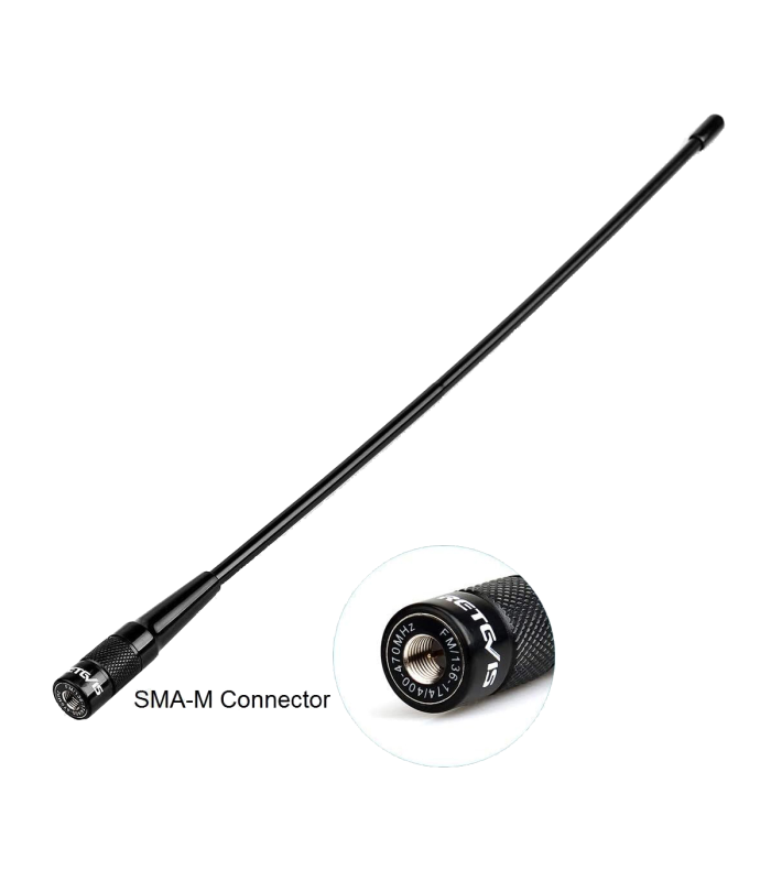 ΚΕΡΑΙΑ RETEVIS, SMA-F U/V Elite Antenna 15.4Inch Dual Band 144/430MHz
