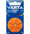 ΜΠΑΤΑΡΙΑ VARTA Aid 13 BL6- Ακουστικών 6άδα, Made in Germany