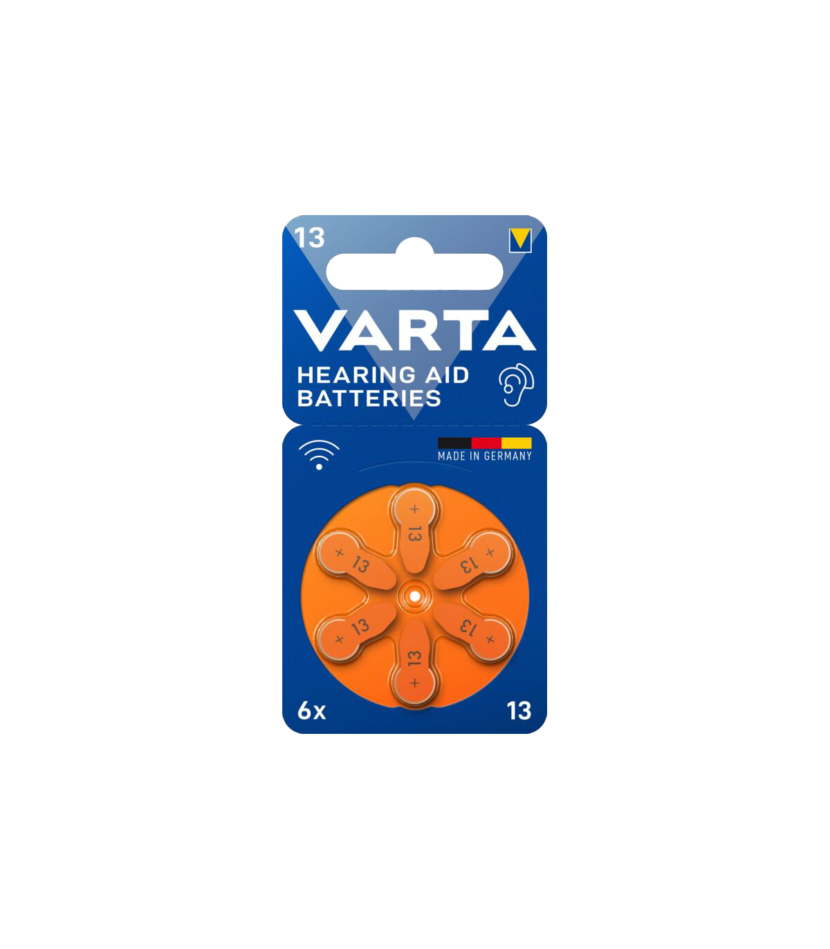 ΜΠΑΤΑΡΙΑ VARTA Aid 13 BL6- Ακουστικών 6άδα, Made in Germany
