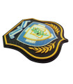 SURVIVORS 3D POLICE PATCH WITH VELCRO FULL COLOR