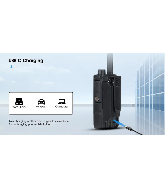 ΠΟΜΠΟΔΕΚΤΗΣ RETEVIS RA89,VHF/UHF, 10W, IP68 Waterproof (EU Ver.)