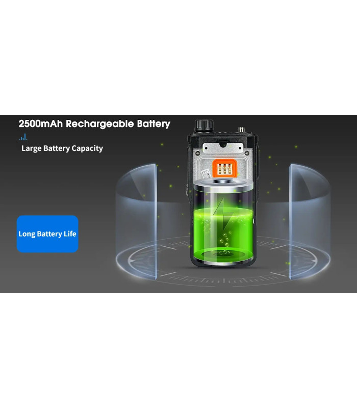 ΠΟΜΠΟΔΕΚΤΗΣ RETEVIS RA89,VHF/UHF, 10W, IP68 Waterproof (EU Ver.)