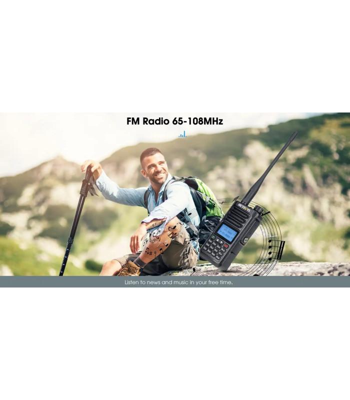 ΠΟΜΠΟΔΕΚΤΗΣ RETEVIS RA89,VHF/UHF, 10W, IP68 Waterproof (EU Ver.)