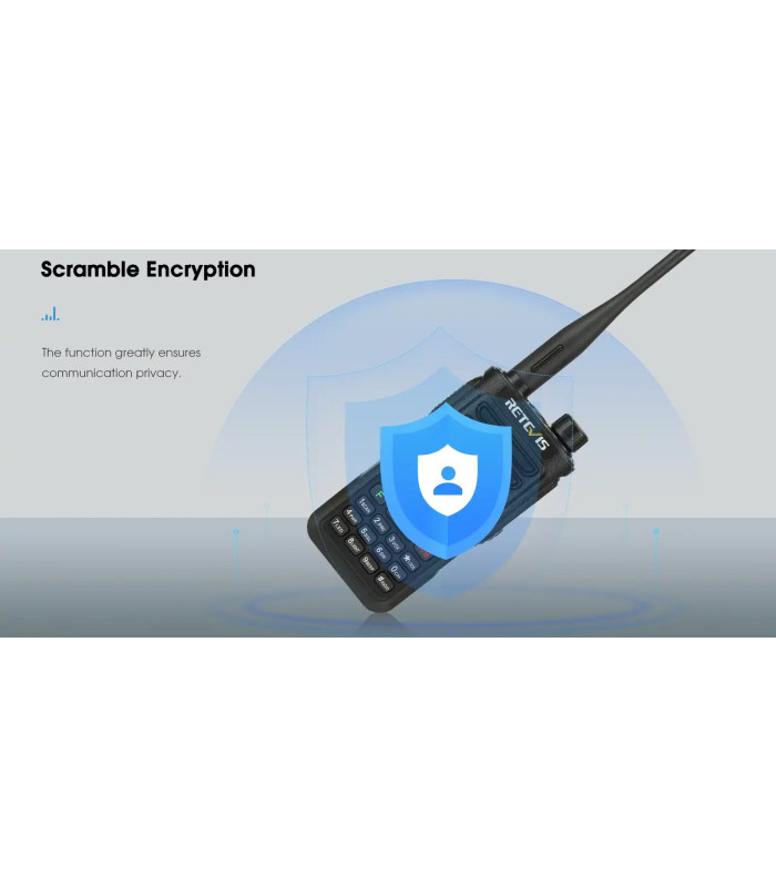 ΠΟΜΠΟΔΕΚΤΗΣ RETEVIS RA89,VHF/UHF, 10W, IP68 Waterproof (EU Ver.)