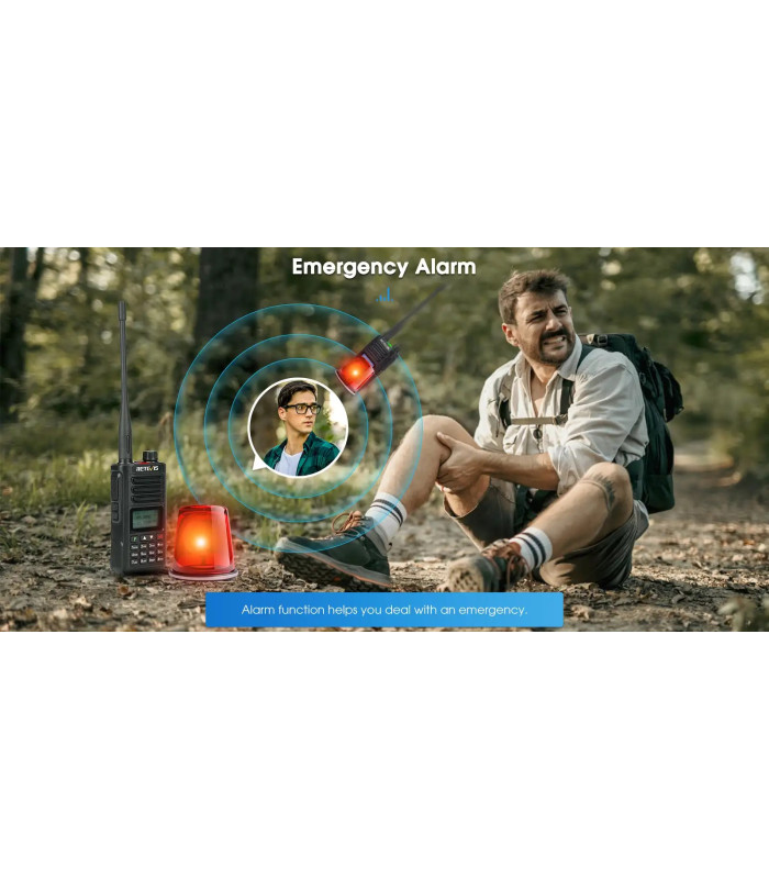 ΠΟΜΠΟΔΕΚΤΗΣ RETEVIS RA89,VHF/UHF, 10W, IP68 Waterproof (EU Ver.)