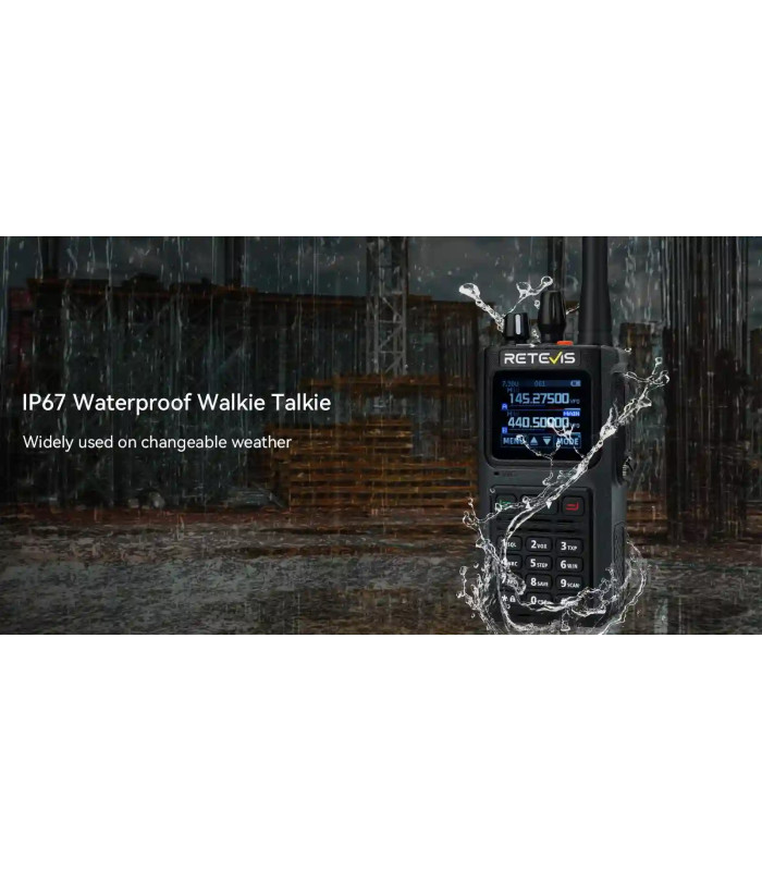 ΠΟΜΠΟΔΕΚΤΗΣ RETEVIS C1, VHF/UHF, Αδιάβροχος 5W