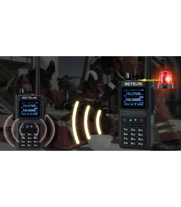 ΠΟΜΠΟΔΕΚΤΗΣ RETEVIS C1, VHF/UHF, Αδιάβροχος 5W