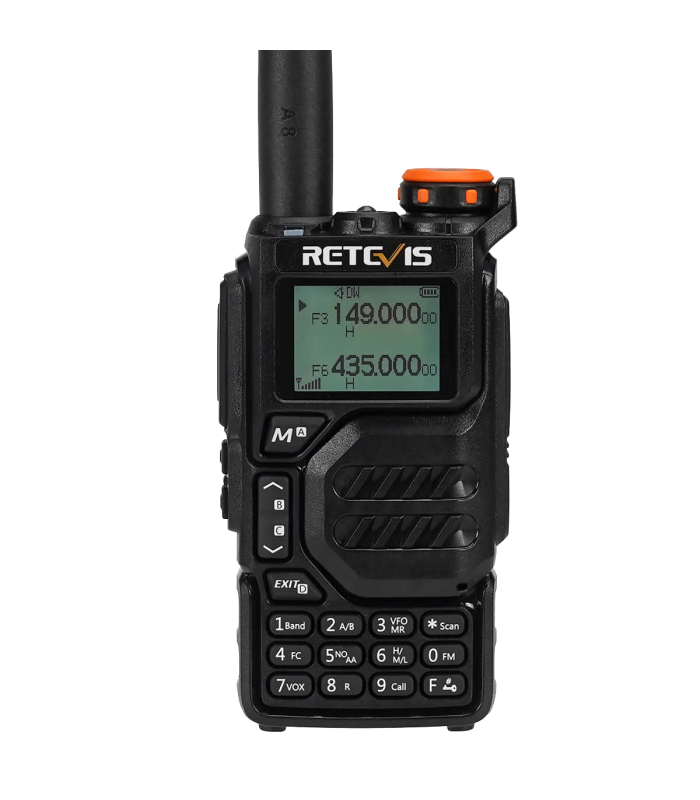 ΠΟΜΠΟΔΕΚΤΗΣ RETEVIS RA79, VHF/UHF, 5W, Aviation Band (EU Ver.)