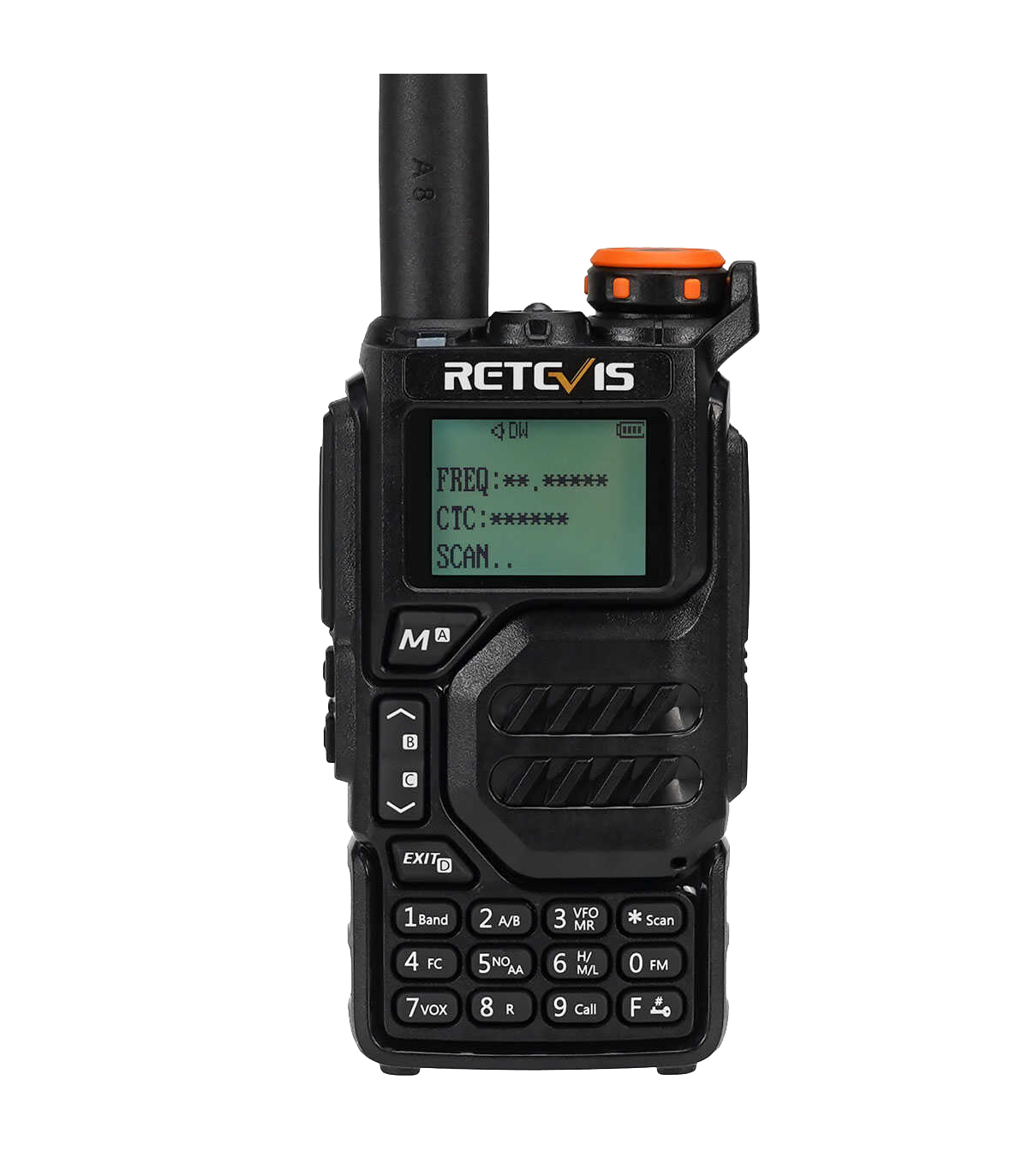 ΠΟΜΠΟΔΕΚΤΗΣ RETEVIS RA79, VHF/UHF, 5W, Aviation Band (EU Ver.)